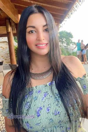 sexy Colombian girl showing cleavage