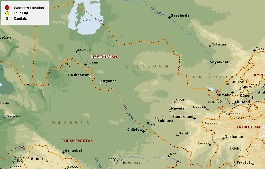 Our Tour's Map