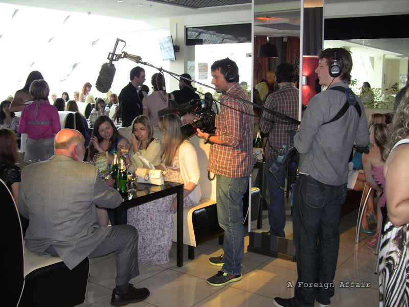 Mens first meeting of women on the Reality TV Bachelors Abroad