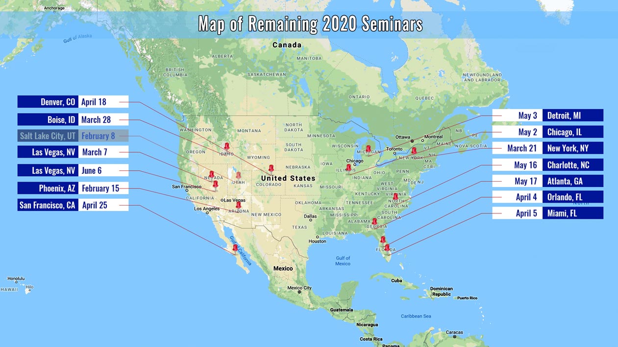 Map Of Seminar Locations